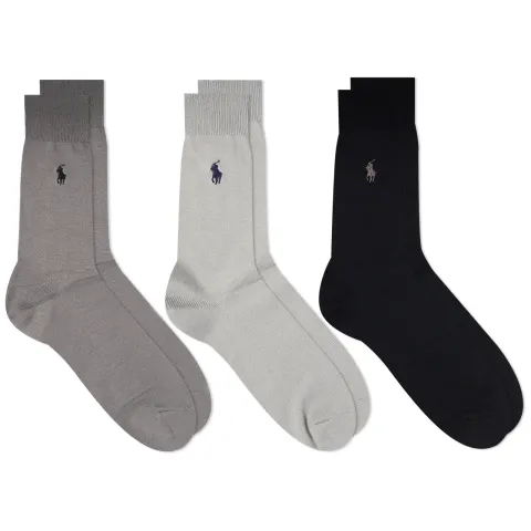 Pony Cotton Socks - 3 Pack