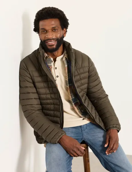 FatFace Padded Jacket Khaki