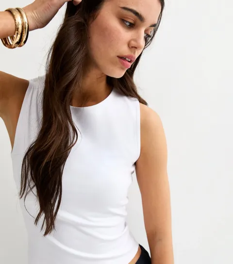 New Look Women's Dark Brown Tank Top