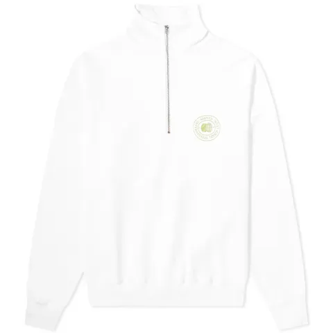 Tennis Collection Oversized Funnel Neck Zip Sweat