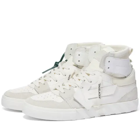 High Top Vulcanized Leather Sneaker