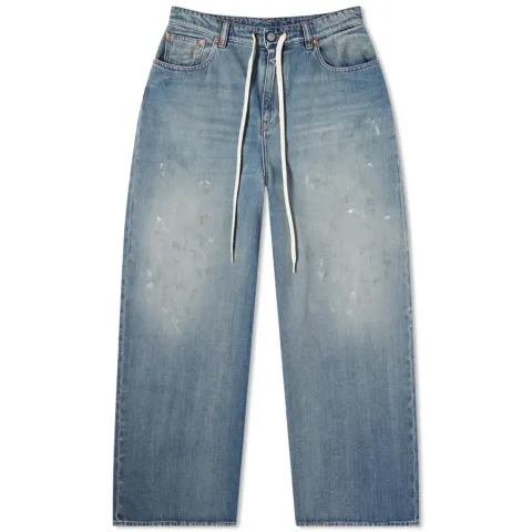 MM6 Wide Leg Denim Trousers