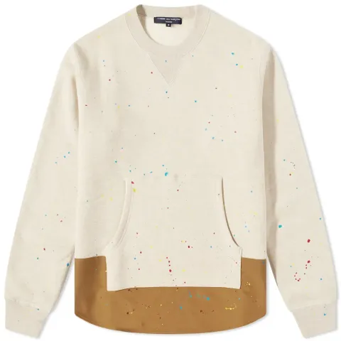 Paint Splatter Kangaroo Pocket Crew