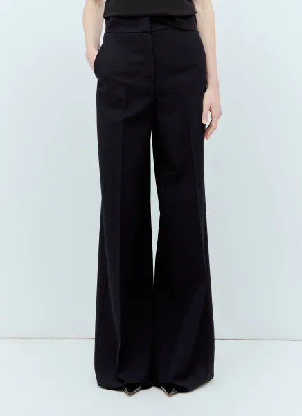 Wool-Blend Seersucker Pants