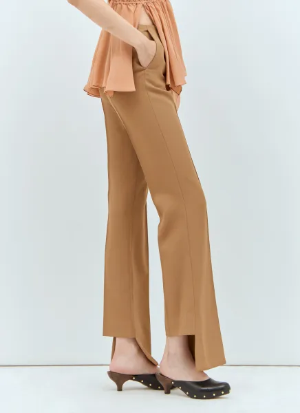 Boken-Heel Slim Pants