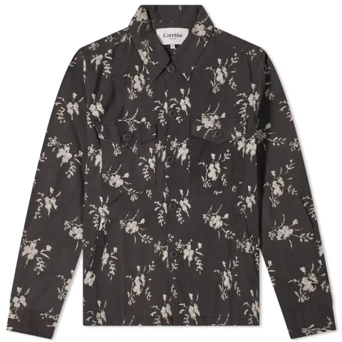 Floral Military Jacket
