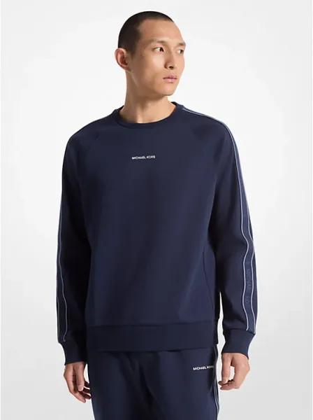 Logo Tape Cotton Blend Sweatshirt