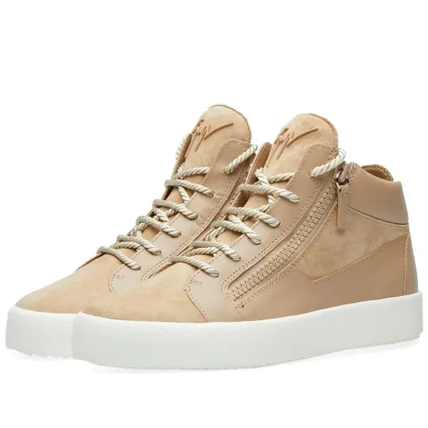 Tassel Lace Double Zip Mid Sneaker