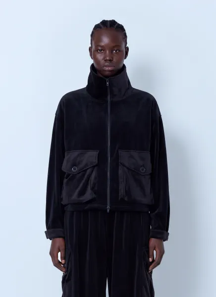 Velvet Corduroy Utility Blouson