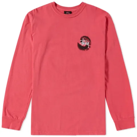 Long Sleeve Basic Swirl Pigment Dyed Tee