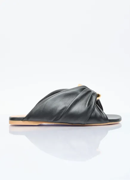 Corner Leather Flats