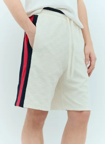 GG Cotton Terry Cloth Shorts