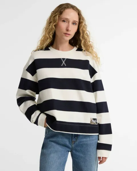 BARBOUR Eva Striped Sweatshirt