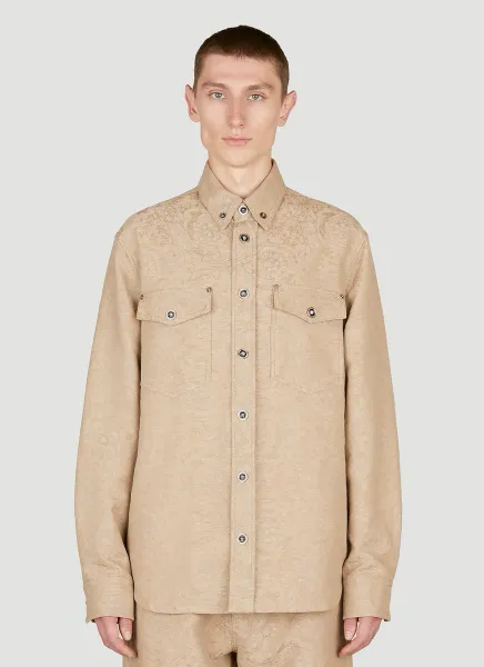 Barocco Denim Overshirt