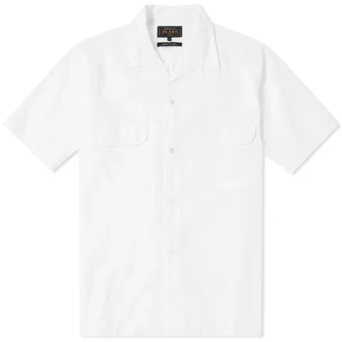 Short Sleeve Open Collar Shirt