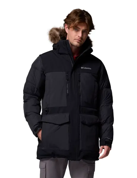 Columbia Marquam Peak Fusion II Hooded Parka Jacket Black