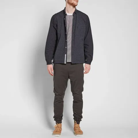Seersucker Gingham Wind Shirt