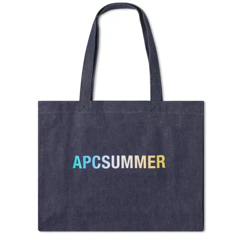 A.P.C Diane Summer Denim Shopping Bag