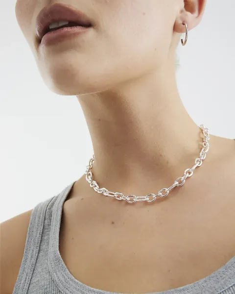 River Island Silver Chain Necklace