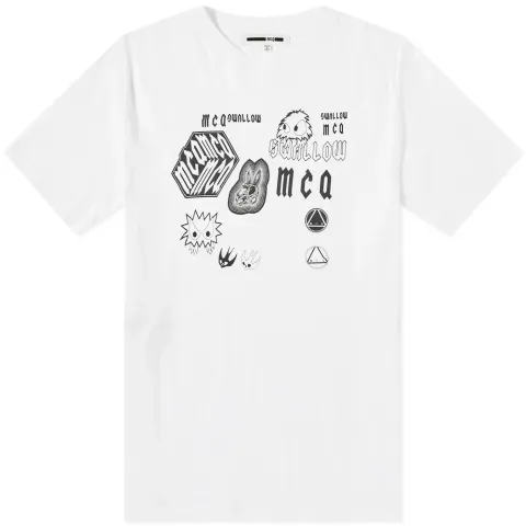 McQ Alexander McQueen Swallow Sponsorship Tee