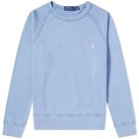 Washed French Terry Crew Sweat