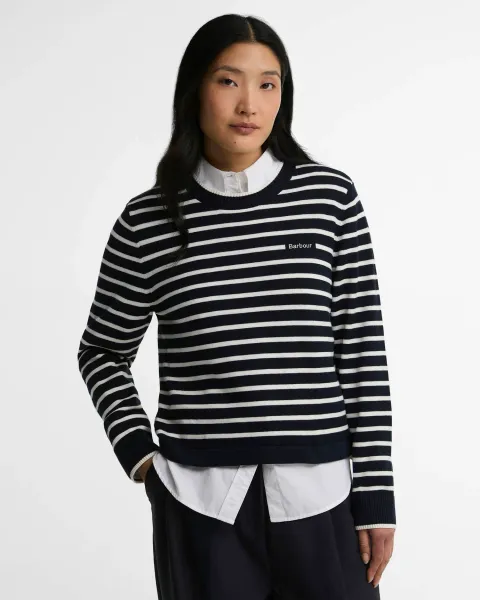 Emmy Striped Crew Neck Jumper