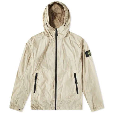 Crinkle Reps Hooded Jacket