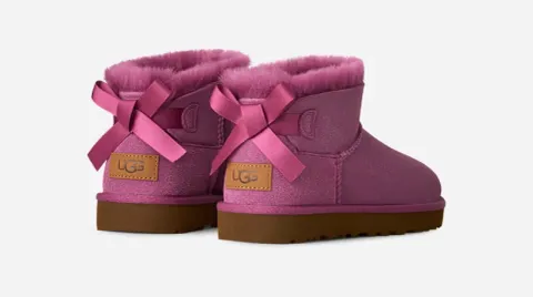 Ugg Ultra Mini Bailey Bow Boot, Polyester/Leather