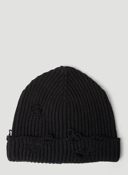 Distressed Beanie Hat