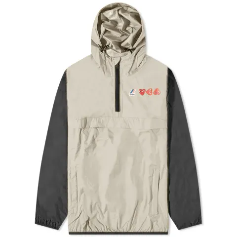 x K-Way Half Zip Block Colour Jacket