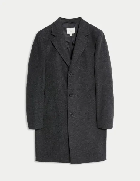Marks & Spencer Revere Overcoat Charcoal
