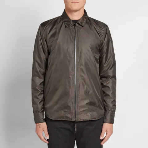 Ripstop Nylon Zip Shirt Jacket