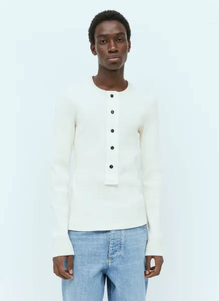 Raised Placket Sweater