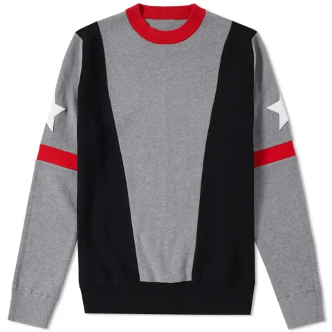 Panel Star Crew Knit