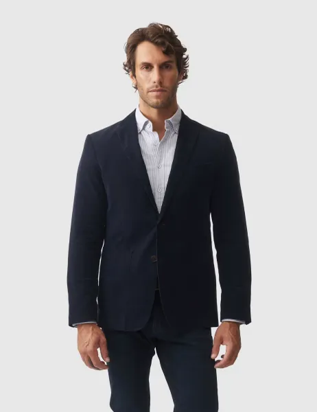 Rodd & Gunn Saint Bathans Corduroy Smart Jacket Navy