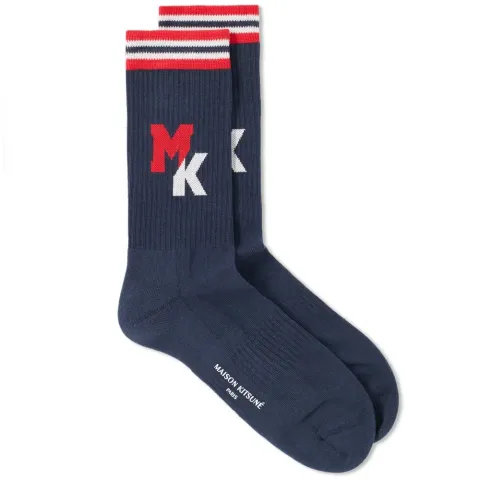 Maison Kitsuné College Sock