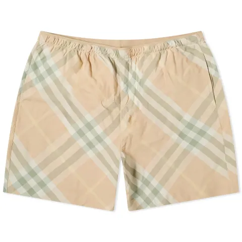 EKD Logo Check Swim Shorts
