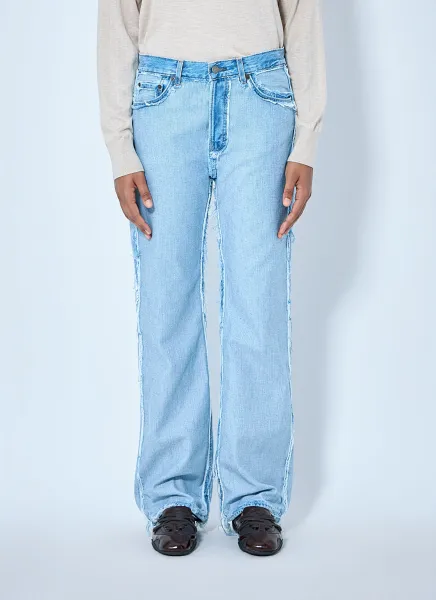 Frayed Denim Jeans