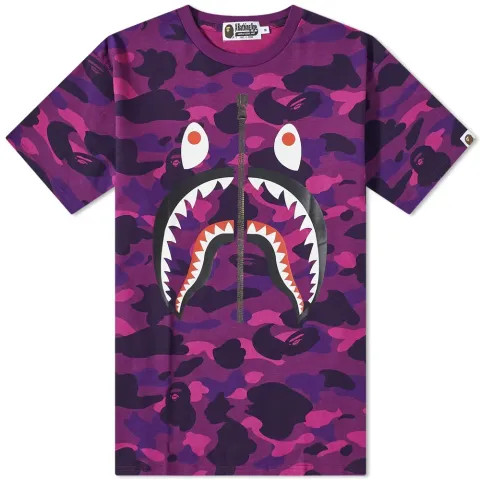 Colour Camo Shark T-Shirt
