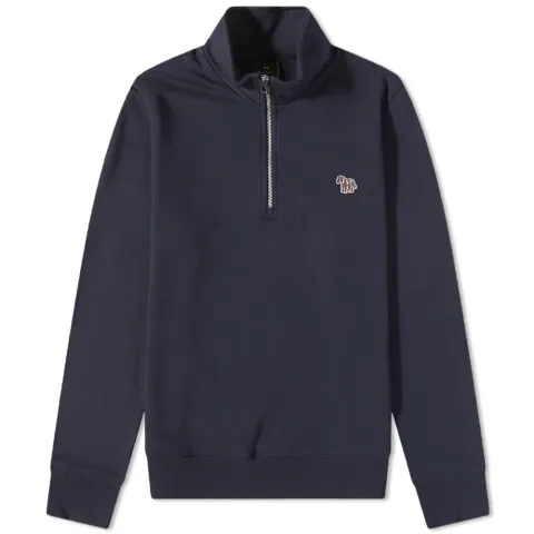 Zebra Half Zip Sweat