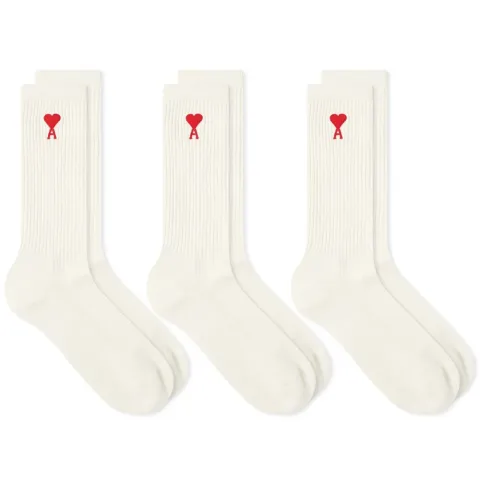 AMI 3 Pack Heart Sock