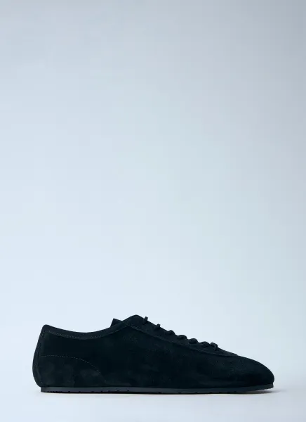 Suede Trimmed Sneakers