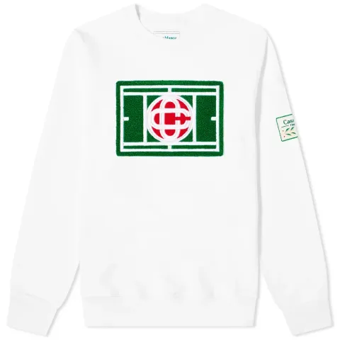 Tennis Court Chenille Crew Sweat