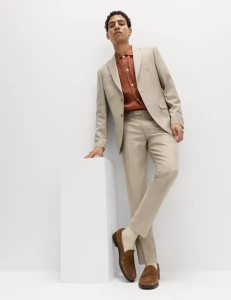 Marks & Spencer Slim Fit Stretch Ultimate Suit Jacket Neutral