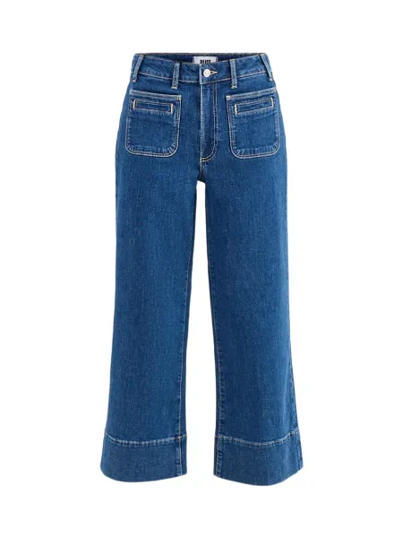 Paige Anessa Wide Leg Cropped Jeans