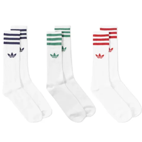 Marl Crew Sock - 3 Pack