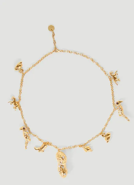 Mixed Charms Chain Necklace
