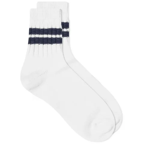Slub Line Quarter Sock