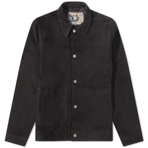 Nudie Jeans Dante Nubuck Suede Lined Jacket