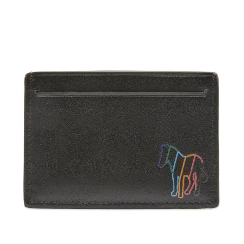 Zebra Leather Card Holder